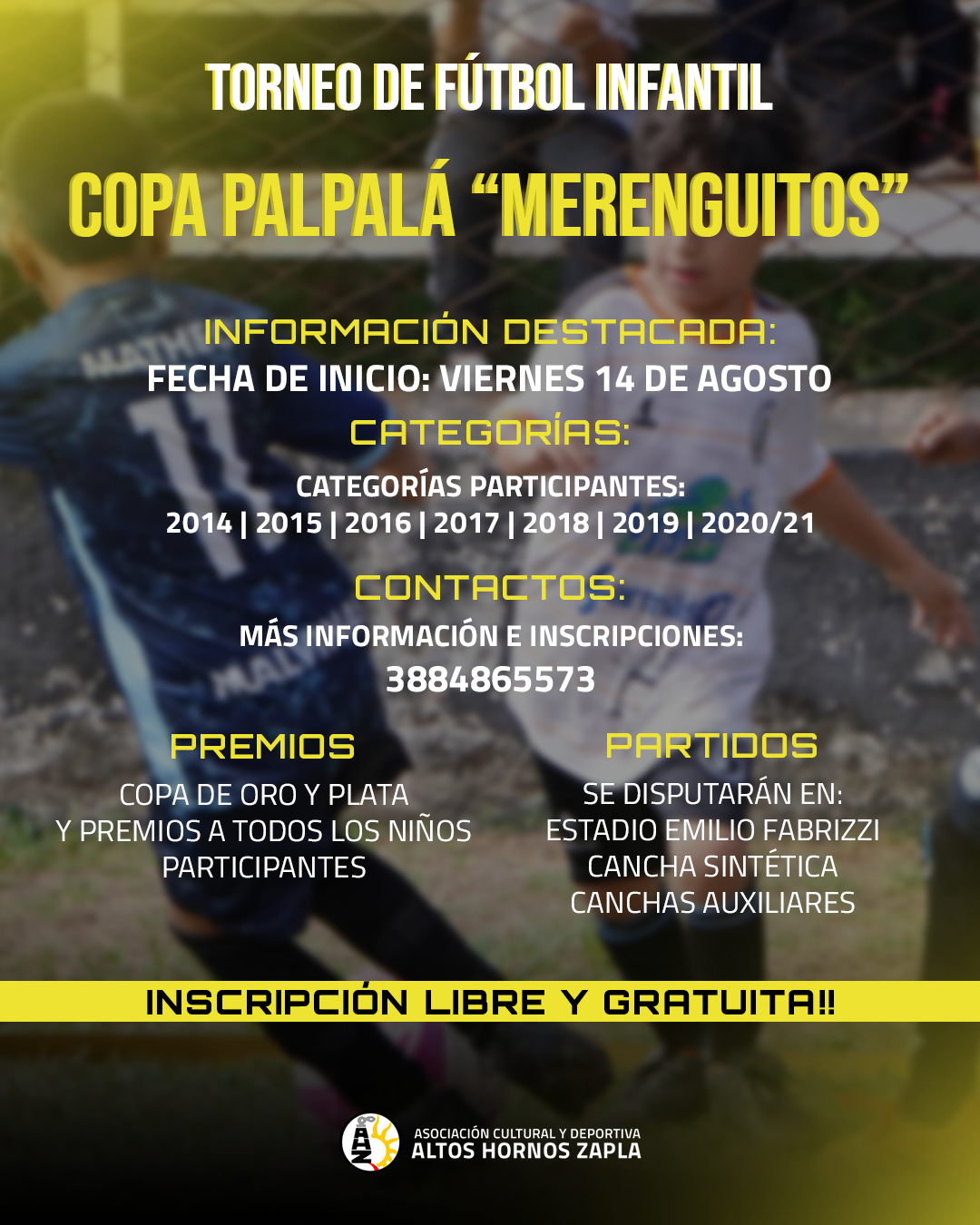 ⚽🏆 ¡Llega la Copa Palpalá “Merenguitos”! 🤍🖤